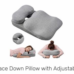 NEW Face Down Pillow for Post Surgery Recovery Adjustable Headrest Eye Surgery